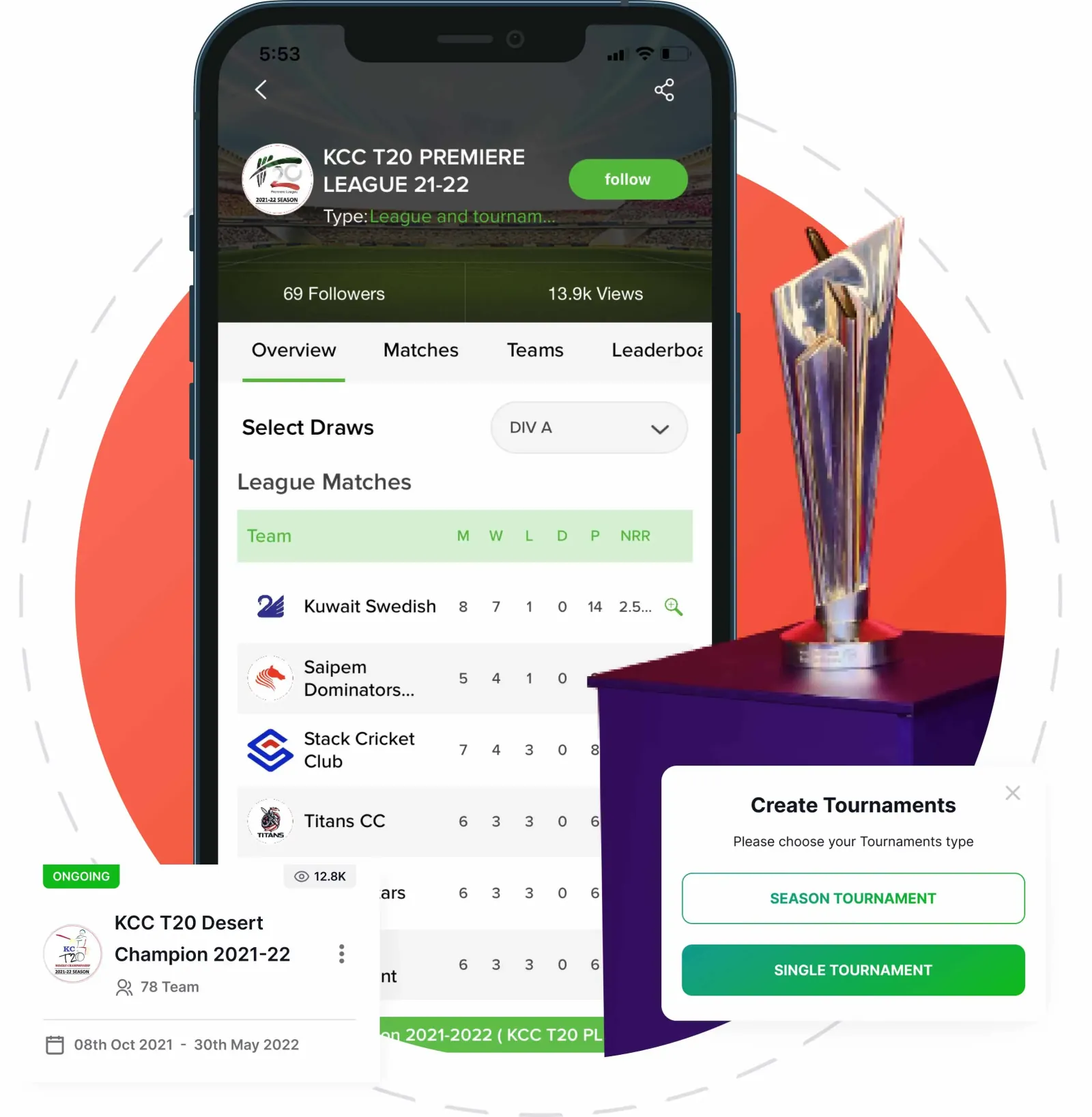 CricksLab: Cricket Scoring and Competition Management screenshot 1